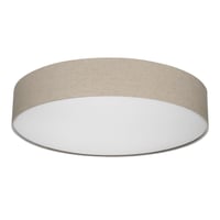 REV Kerek Mennyezeti Lámpa - 60 cm, Vintage Stílusú Szövet Búrával, Taupe, Nappali, Hálószoba és Konyha 1