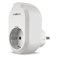 Adaptor Inteligent WiFi cu Temporizator REV Link2Home, Priză Programabilă pentru Casă Inteligentă, Alb 1