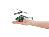 RC helikoptéra Revell Control 23829 Streak – 2-kanálové IR diaľkové ovládanie, gyroskop, efekt svietenia v tme, na vnútorné použitie, zelená/čierna, 15 cm 2