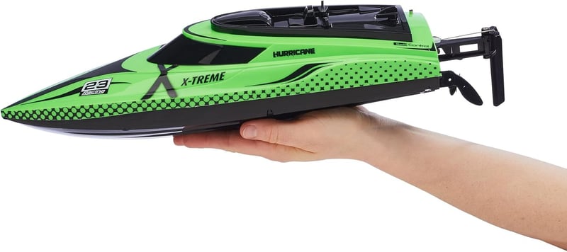 Revell Control X-Treme Hurricane távirányítós motorcsónak, 45 km/h sebesség, 2.4 GHz, 46 cm, zöld/fekete, 7 éves kortól