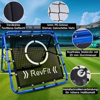 RevFit Labdarúgó Visszapattanó Hálóval - 80/100/120cm Állítható Edzőhálózat 6