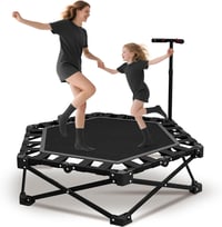 RevFit összecsukható fitness trambulin 106cm állítható fogantyúval 600kg terhelhetőség 1