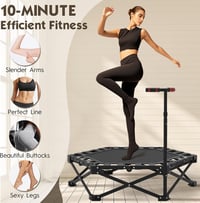 RevFit összecsukható fitness trambulin 106cm állítható fogantyúval 600kg terhelhetőség 6