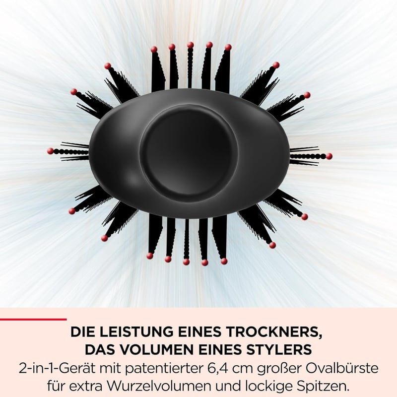 Revlon One-Step Volumiser Plus Hajszárító és Volumizáló Kefe Kerámia Titán Lemezzel - Vol Plus