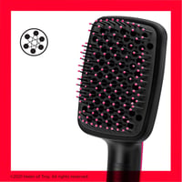 Teplovzdušná kefa a sušič vlasov Revlon Pro Collection RVDR5212E2 Salon One-Step, čierno-ružová, jednostranná plochá kefa 3