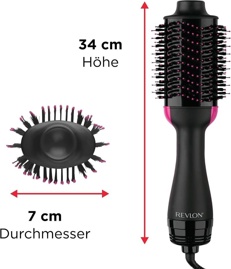 Revlon RVDR5222 Szalon Hajszárító Kefe Meleg Levegő és Volumen Hatás