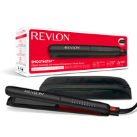 Placă de îndreptat părul Revlon SmoothStay 25 mm cu infuzie de ulei de cocos și geantă de călătorie, plăci flotante, temperatură reglabilă până la 235°C - RVST2211P 1