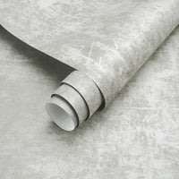 ReWallpaper Ragasztós tapéta betonhatású vintage mintával Fehér Szürke 40 cm x 7 m, vízálló fólia konyhába fürdőszobába bútorokra ajtókra 6