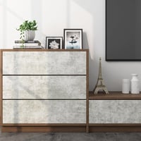 ReWallpaper Ragasztós tapéta betonhatású vintage mintával Fehér Szürke 40 cm x 7 m, vízálló fólia konyhába fürdőszobába bútorokra ajtókra 5