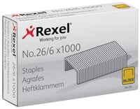 Rexel 6131 Zošívacie spinky 26/6 mm, balenie 1000 ks, kancelárske spinky č. 56 2