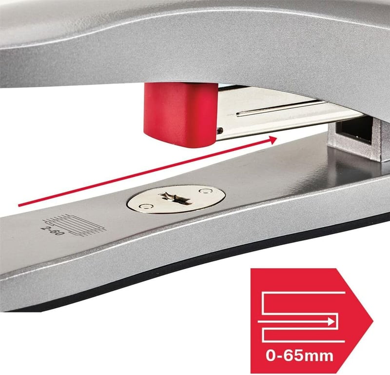 Rexel Odyssey Profi Tűzőgép 60 Lap Kapacitás Fém Házas Ezüst - 2-Single, silver, Unique