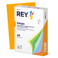Farebný kopírovací papier REY ADAGIO, oranžový, A4, 80 g/m², 500 listov, s certifikáciou PEFC, na použitie v kancelárii a škole 2