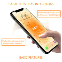 Tvrdené sklo na displej REY pre ZTE Blade 10 Smart, tvrdosť 9H+, odolné proti poškriabaniu, ochranná fólia bez bublín 4