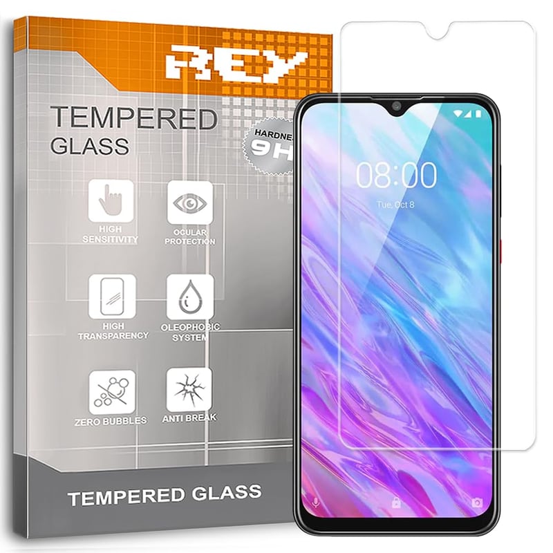 Tvrdené sklo na displej REY pre ZTE Blade 10 Smart, tvrdosť 9H+, odolné proti poškriabaniu, ochranná fólia bez bublín