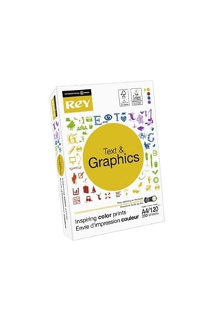 REY TEXT & GRAPHICS reprografski papir, visoka bjelina, 120 g/m², A4, FSC, 250 listova