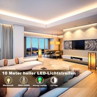 RGH Lighting LED szalag dimmelhető RF távirányítóval, 10 m - hideg fehér (6500K) 2
