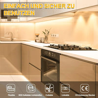 RGH LIGHTING 5m LED szalag mozgásérzékelővel, meleg fehér 3000K, öntapadós 5