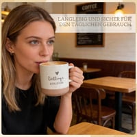 Keramička šalica za omiljenu kolegicu s natpisom i srcem, poklon za rastanak, promjenu posla, mirovinu, uredski poklon, zahvala kolegici 6