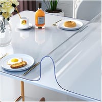 RGTINT 2mm átlátszó PVC asztalvédő 90x160cm vízálló asztalterítő 1