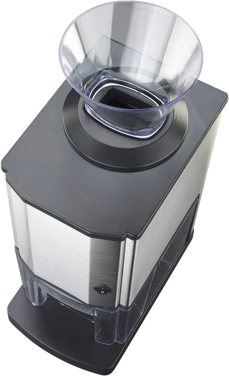 RGV Mojito Junior Ice Crusher (Black, Stainless Steel, Transparent, Stainless Steel, 170 x 220 x 460 mm, 3.6 kg)