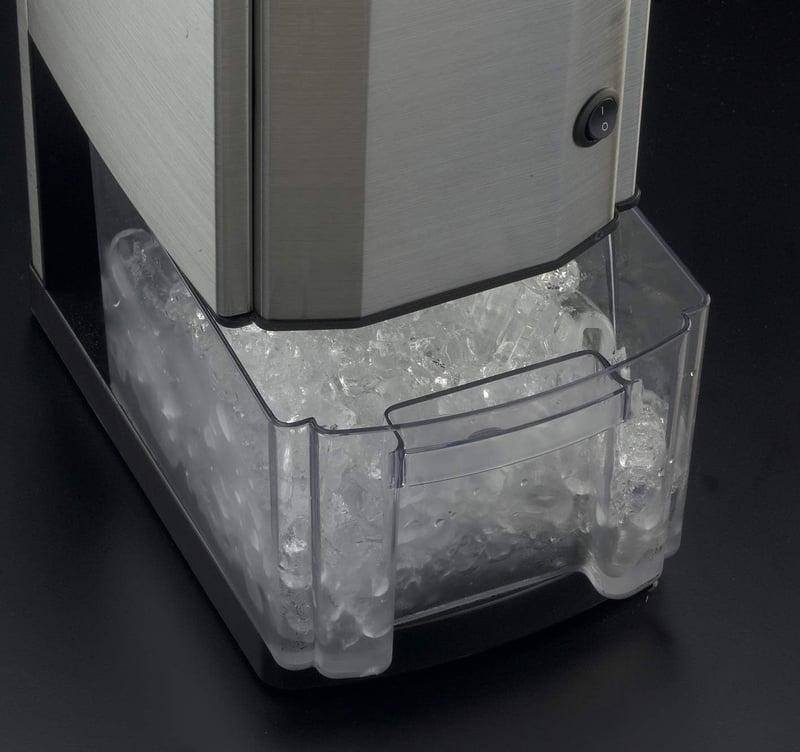RGV Mojito Junior Ice Crusher (Black, Stainless Steel, Transparent, Stainless Steel, 170 x 220 x 460 mm, 3.6 kg)