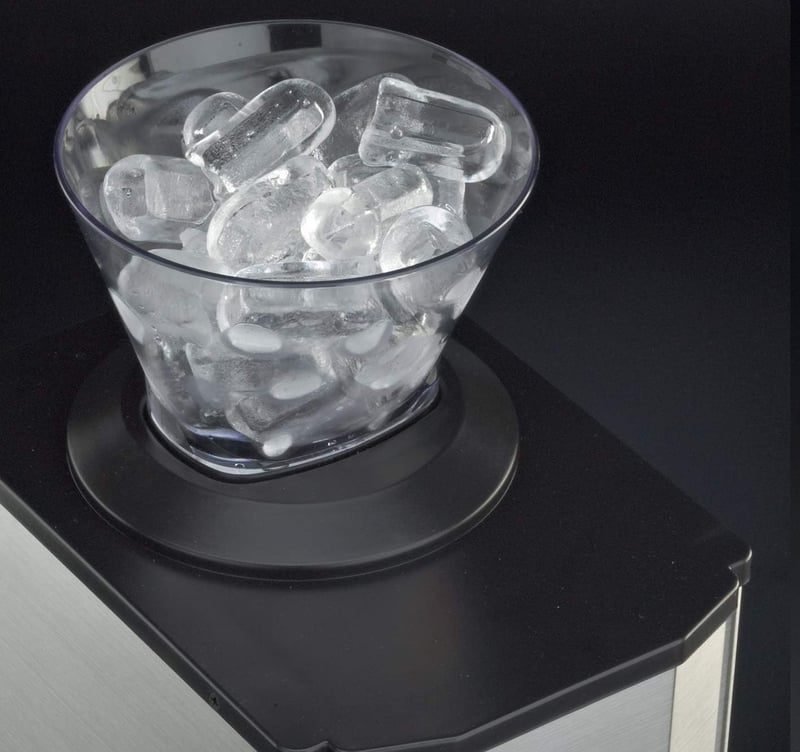 RGV Mojito Junior Ice Crusher (Black, Stainless Steel, Transparent, Stainless Steel, 170 x 220 x 460 mm, 3.6 kg)