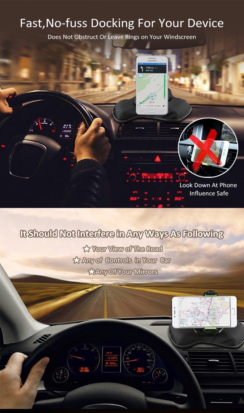 Rheme Autós GPS Tartó Műszerfalra Garmin TomTom Magellan Navigációhoz
