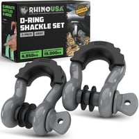 Rhino USA 19 mm D-črmeň 2 ks – Pevnosť v ťahu 18 983 kg, na odťah a off-road 1
