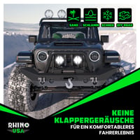 Rhino USA 19 mm D-črmeň 2 ks – Pevnosť v ťahu 18 983 kg, na odťah a off-road 4
