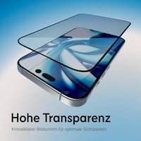 RhinoShield 9H edzett üveg képernyővédő iPhone 16 Plus/15 Plus/14 Pro Max-hoz 4