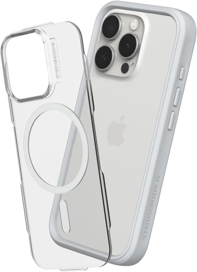 RhinoShield Mod NX MagSafe iPhone 16 Pro Max védőtok, moduláris, platina szürke, 3,5m esésálló