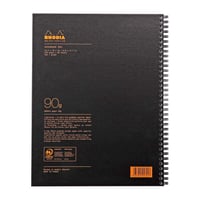 Špirálový zápisník Rhodia Rhodiactive Office A4+, štvorčekový, 9-dierový, 160 strán, 90 g – čierny 5
