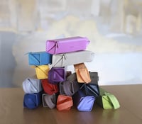 Puzdro na perá Rhodia Rhodiarama, 23x5x5 cm, dlhý zips, umelá koža, bordová červená 8