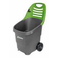 Cărucior de grădină și menajer Ribimex PRCG65, 65L, structură din polipropilenă, 2 roți din plastic, mâner ergonomic, cu suport pentru mătură 1