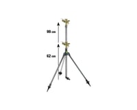 Rotačný postrekovač Ribimex Ribiland na kovovom stojane, sektor 0-360°, pokrytie 500 m², výška 62-99 cm, na zavlažovanie záhradných trávnikov 6