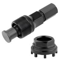 Set de scule Riceel pentru inelul de blocare a bicicletei, unealtă pentru angrenaj de 42 mm cu 8 dinți, presă pentru braț pedalier compatibilă cu numeroase tipuri de biciclete 1