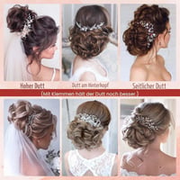 Rich Choices príčesok v tvare drdola so štipcom, kučeravý, vlnitý, príčesok do vlasov, vypnutý účes, chignon, zapletaný chvost, tmavohnedý 7