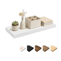 Raft de perete alb RICHER HOUSE, 60 x 23,5 x 3,8 cm, raft de perete din MDF, 1 bucată 1