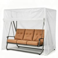Husă pentru balansoar de grădină cu 3 locuri RICHIE, cu fermoar, impermeabilă, rezistentă la praf, husă de protecție transparentă – 215x150x150 cm 1