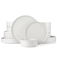 Set de veselă din ceramică Richmount Nebula pentru 6 persoane - alb - 18 piese 1