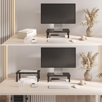 RICOO FS081-B magasságállítható monitor asztali állvány laptophoz 4