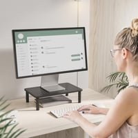 RICOO FS081-B magasságállítható monitor asztali állvány laptophoz 2