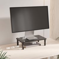 RICOO FS081-B magasságállítható monitor asztali állvány laptophoz 6