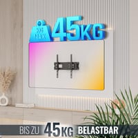 RICOO S6244 Otočný a výklopný nástenný držiak na TV pre 32-55 palcové VESA 200x200-400x400 univerzálne LED LCD OLED QLED obrazovky, flexibilné rameno, 60 kg 5