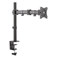 Suport braț pentru monitor RICOO TS5711, stand de birou pentru ecrane de 13-34 inchi, compatibil VESA 75 și 100, sistem de fixare pe birou pentru monitor 1