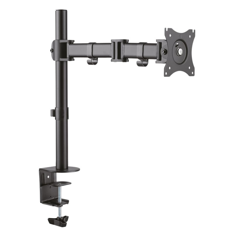 Suport braț pentru monitor RICOO TS5711, stand de birou pentru ecrane de 13-34 inchi, compatibil VESA 75 și 100, sistem de fixare pe birou pentru monitor