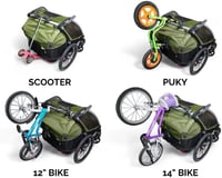 Ricreo Thule Chariot kerékpár tartó - gyermek bicikli adapter 3