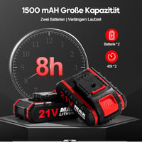 Ricyea 21V-os Csempevibrációs Készülék 5 Sebességgel, 130mm Tapadókoronggal, 0,2-1,2m Csempékhez, Fali Burkolatokhoz - 2 Akkumulátorral és T 4