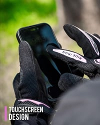 RIDEIRON Nyári Motoros Kesztyű - Érintőképernyős, Csúszásgátló, Légáteresztő, Arany Színű, M-es Méret, Túrázáshoz és Kültéri Sportokhoz 4