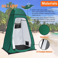 riggoo pop-up öltözősátor kempinghez, UV50+ védelem - fekete 3